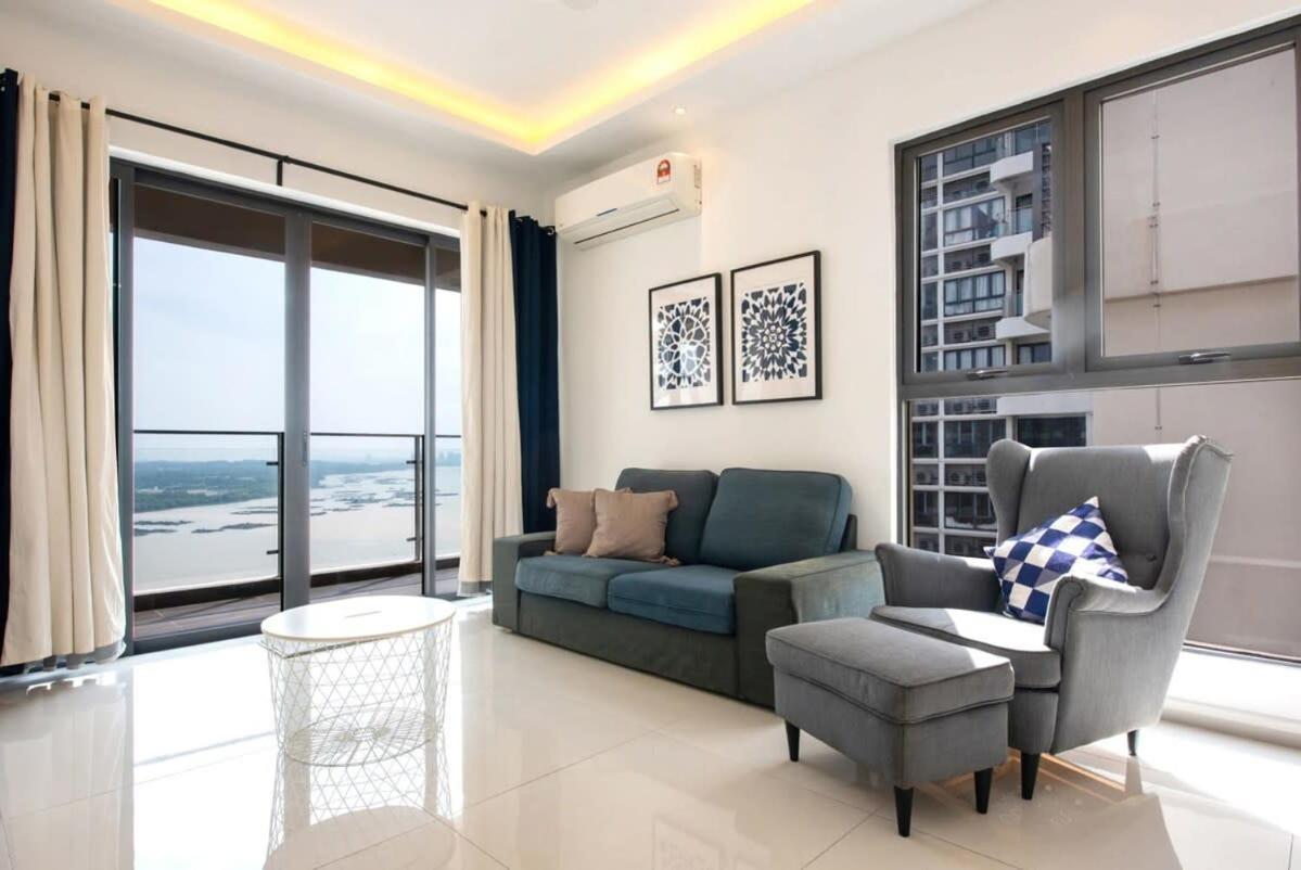 Comfy 3Br Apt In Danga Bay Free Parking Sea View Johor Bahru Exterior foto