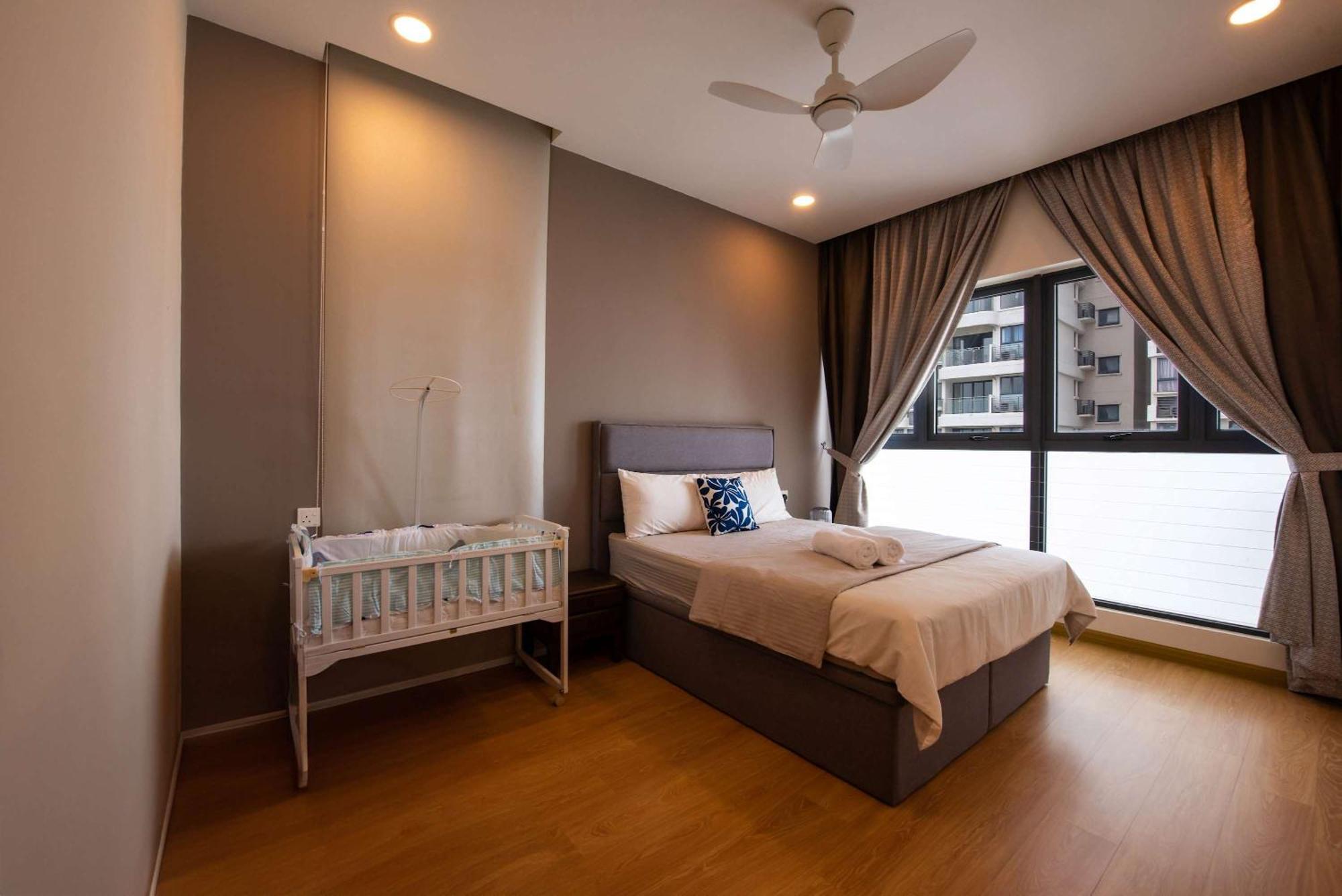 Comfy 3Br Apt In Danga Bay Free Parking Sea View Johor Bahru Exterior foto